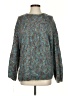 Nordstrom Tweed Teal Pullover Sweater Size S - photo 1