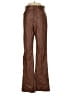Zara 100% Polyurethane Brown Casual Pants Size S - photo 1