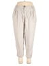 Zara Solid Ivory Casual Pants Size XL - photo 1