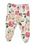 Mud Pie 100% Cotton Floral White Leggings Size 4T - photo 1