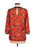 Assorted Brands 100% Polyester Orange 3/4 Sleeve Blouse Size M - photo 2