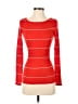 BCBGMAXAZRIA Red Long Sleeve Top Size XS - photo 1