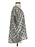 H By Halston 100% Polyester Gray Short Sleeve Blouse Size S - photo 4