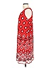 Dana Buchman 100% Polyester Argyle Red Casual Dress Size L - photo 5