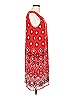 Dana Buchman 100% Polyester Argyle Red Casual Dress Size L - photo 4