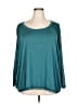 Assorted Brands Teal 3/4 Sleeve Top Size 3X (estimated) - photo 1