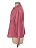 Lemon Grass 100% Polyester Burgundy Long Sleeve Blouse Size L - photo 5