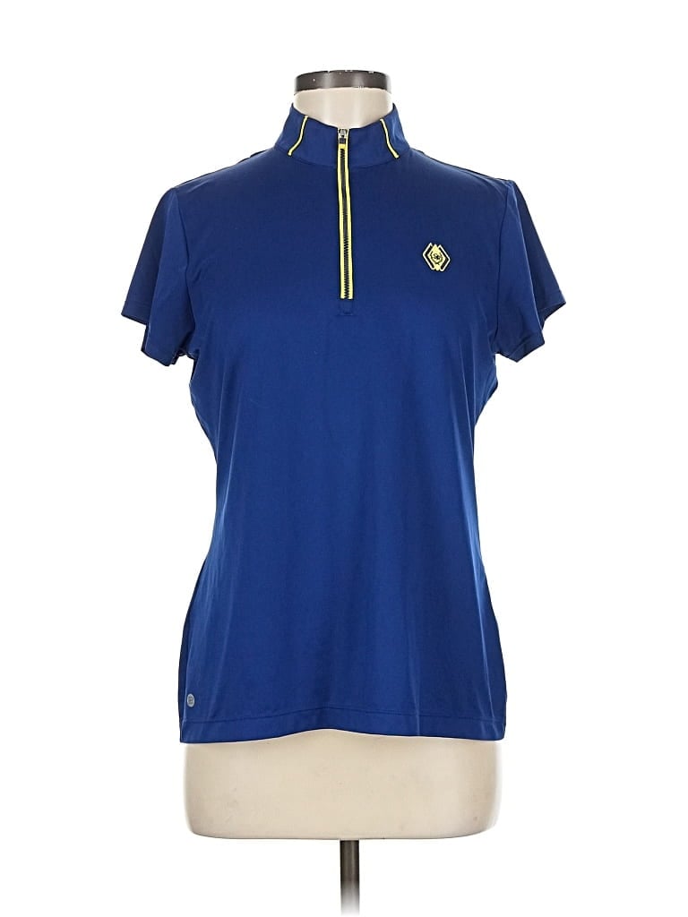 Pre-owned Ep Pro Short Sleeve Polo Shirt In Blue