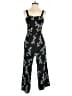 Ann Taylor LOFT Graphic Black Jumpsuit Size XS - photo 1