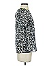 Marc Jacobs 100% Cotton Animal Print Silver Black Short Sleeve Blouse Size 0 - photo 4