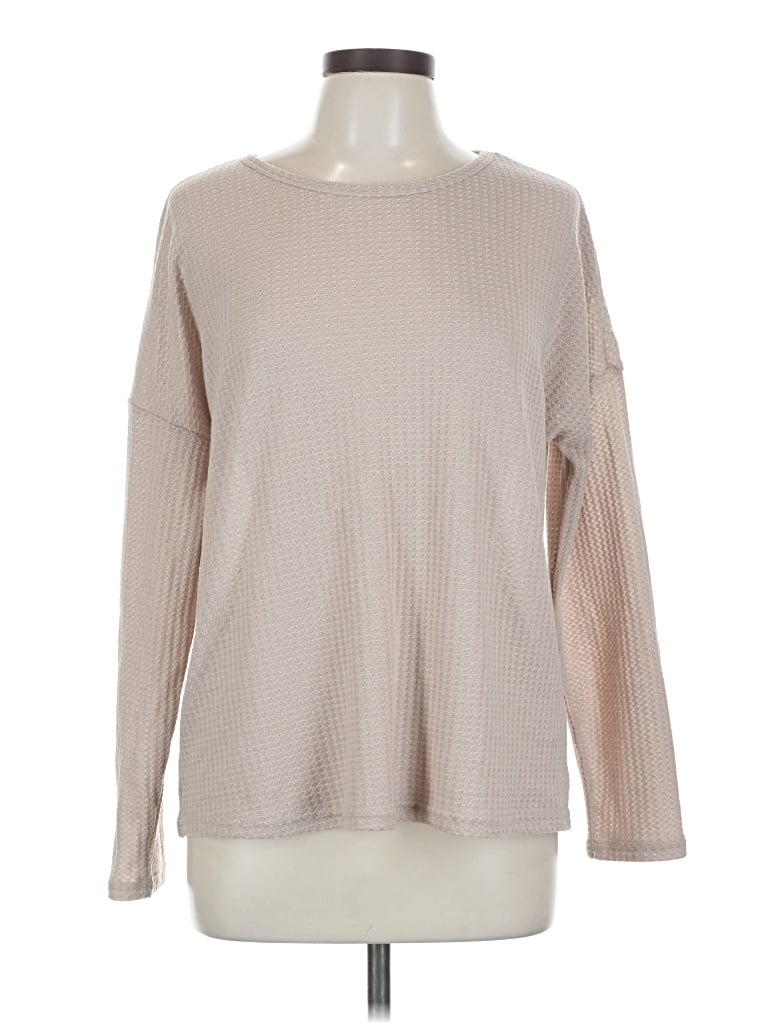 Pre-owned Ekouaer Long Sleeve T-shirt In Brown