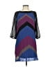 Max and Cleo 100% Polyester Chevron-herringbone Purple Cocktail Dress Size XXS - photo 1