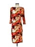Monroe and Main Print Orange Cocktail Dress Size S - photo 2