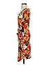Monroe and Main Print Orange Cocktail Dress Size S - photo 5