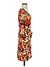Monroe and Main Print Orange Cocktail Dress Size S - photo 4