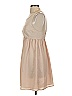 Bluejuice 100% Polyester Solid Pink Tan Cocktail Dress Size S - photo 5
