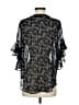 Vince Camuto 100% Polyester Black Short Sleeve Blouse Size XS - photo 2