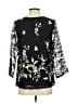 Charter Club 100% Polyester Black 3/4 Sleeve Blouse Size S - photo 2
