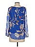 Lola Blue 3/4 Sleeve Blouse Size S - photo 2
