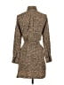 Ann Taylor 100% Polyester Animal Print Brown Casual Dress Size XS - photo 2