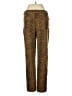 Craig Animal Print Gold Jeans Size 4 - photo 2
