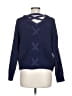 Belle Du Jour 100% Polyester Solid Blue Pullover Sweater Size L - photo 2