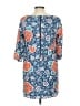 Old Navy Paisley Blue Casual Dress Size M - photo 2
