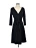 Lands' End Solid Black Casual Dress Size XS - photo 1