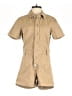 Madewell 100% Cotton Tan Romper Size XXS - photo 1
