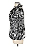 Isabella Rodriguez Animal Print Silver 3/4 Sleeve Blouse Size L - photo 5