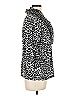 Isabella Rodriguez Animal Print Silver 3/4 Sleeve Blouse Size L - photo 4