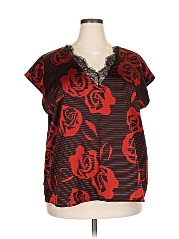 Halogen Short Sleeve Blouse (view 1)