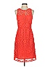 J.Crew Collection 100% Polyester Orange Cocktail Dress Size 2 - photo 1