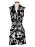 White House Black Market Graphic Black Romper Size 2 - photo 1