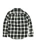 Janie and Jack 100% Cotton Plaid Black Long Sleeve Button-Down Shirt Size 5 - photo 2