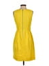 J.Crew 100% Polyester Solid Yellow Casual Dress Size 4 - photo 2