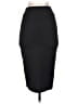 Made By Johnny Solid Black Casual Skirt Size S - photo 2