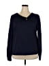 Unbranded 100% Polyester Blue Long Sleeve Blouse Size 2X - photo 1