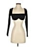 Princess Polly Black Long Sleeve Top Size 4 - photo 1