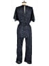 Lioness Polka Dots Blue Jumpsuit Size 8 - 10 - photo 2