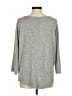 Market and Spruce Metallic Silver Pullover Sweater Size M - photo 2