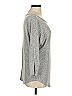 Market and Spruce Metallic Silver Pullover Sweater Size M - photo 4
