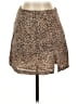 Lulus 100% Rayon Animal Print Brown Casual Skirt Size XS - photo 1