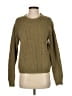 One Grey Day Solid Green Pullover Sweater Size S - photo 1