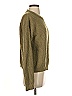 One Grey Day Solid Green Pullover Sweater Size S - photo 4