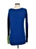 Halston Heritage Color Block Blue Pullover Sweater Size XS - photo 2