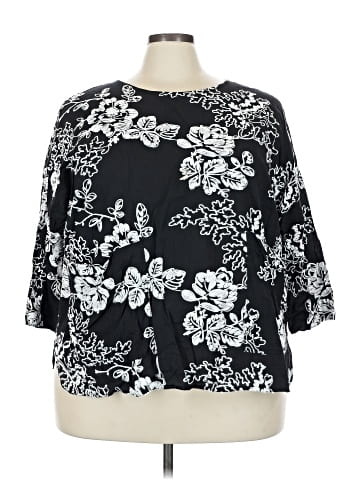 Cynthia Rowley 3/4 Sleeve Blouse (view 1)