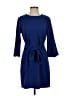Lulus Solid Blue Casual Dress Size S - photo 1