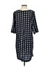 Gap 100% Polyester Print Blue Casual Dress Size S - photo 2
