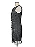 Connected Apparel Tweed Gray Cocktail Dress Size 6 - photo 5